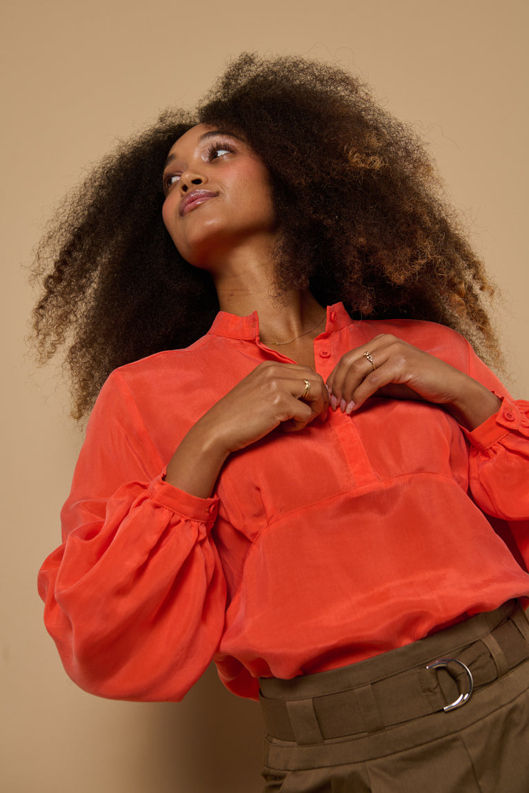 Froks Amelia Tunika Skjorte / Hot tigerlily