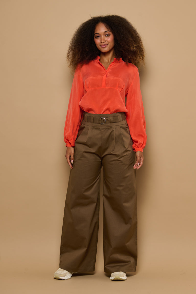 Froks Amelia Tunika Skjorte / Hot tigerlily