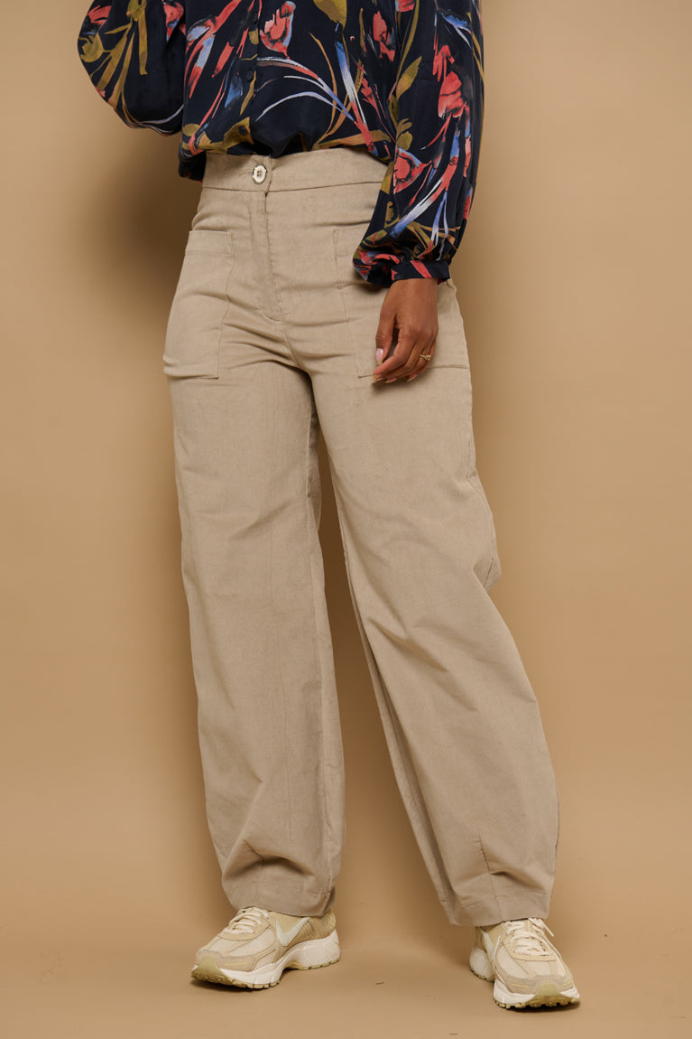 Froks Leia Bukser / Sand corduroy