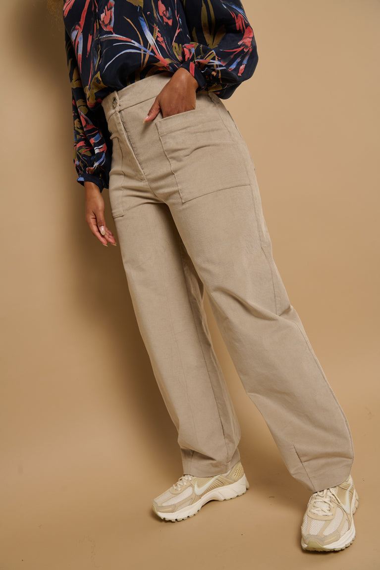 Froks Leia Bukser / Sand corduroy
