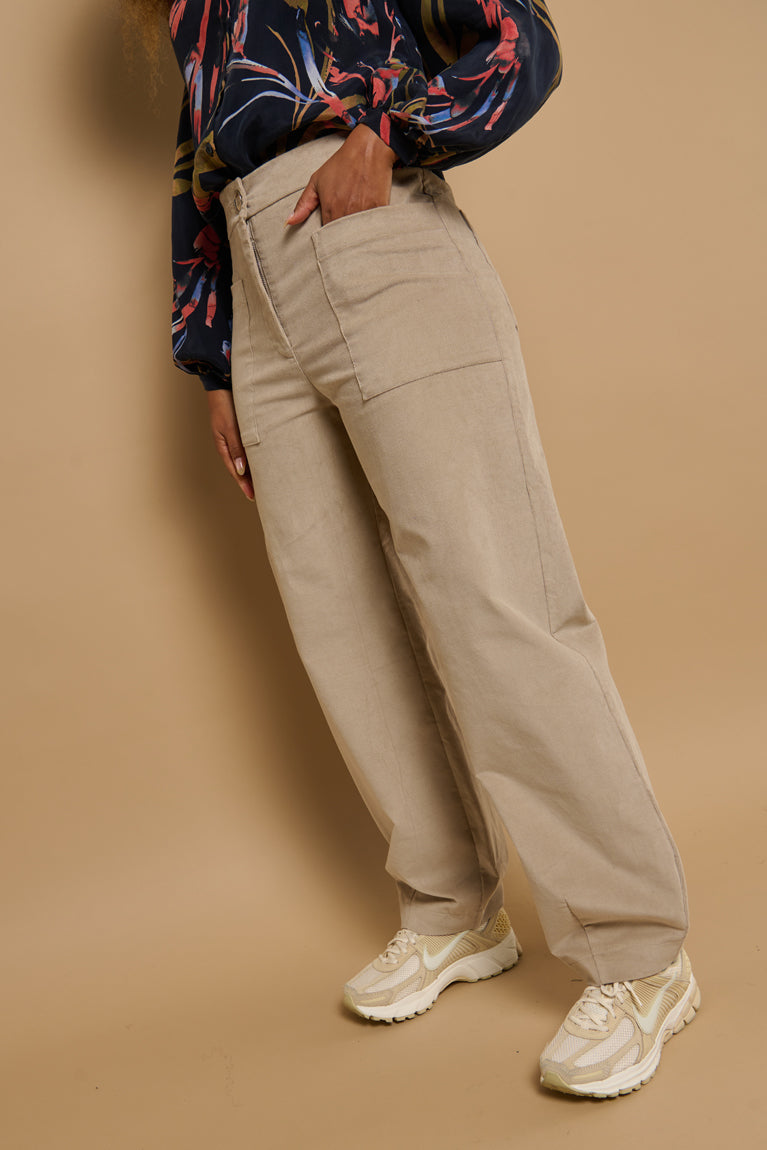 Froks Leia Bukser / Sand corduroy