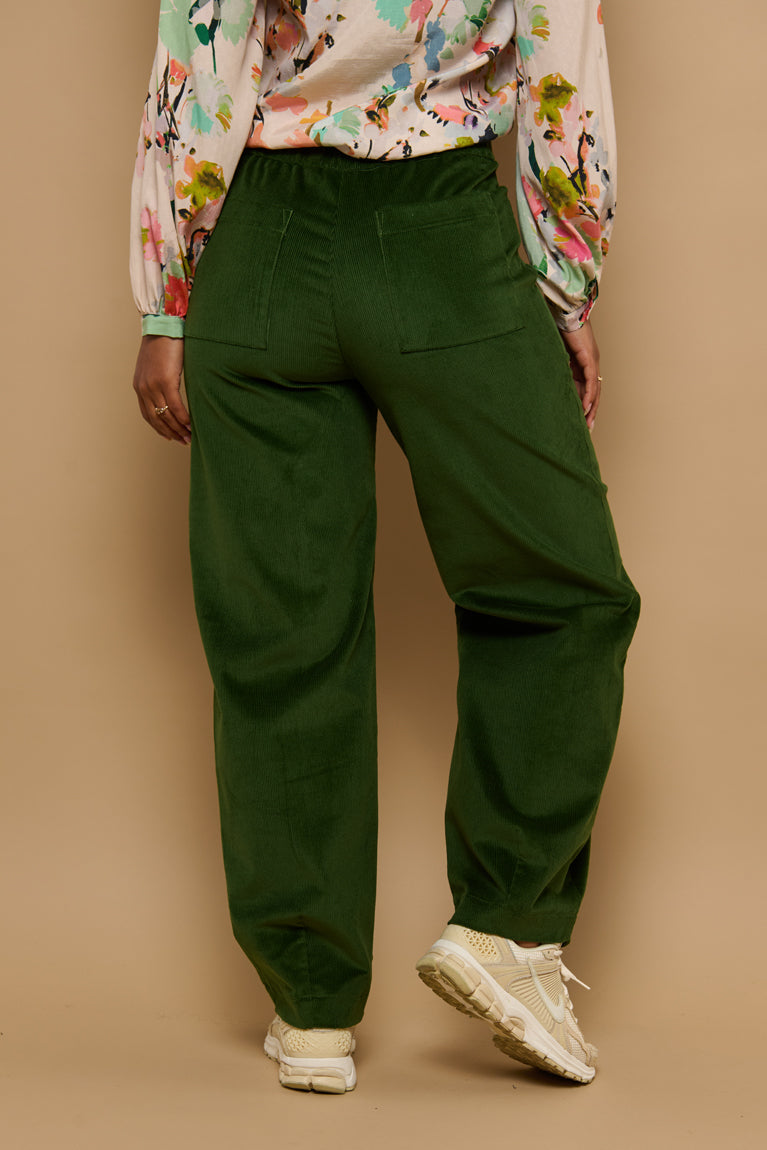 Froks Leia Bukser / Juniper green corduroy