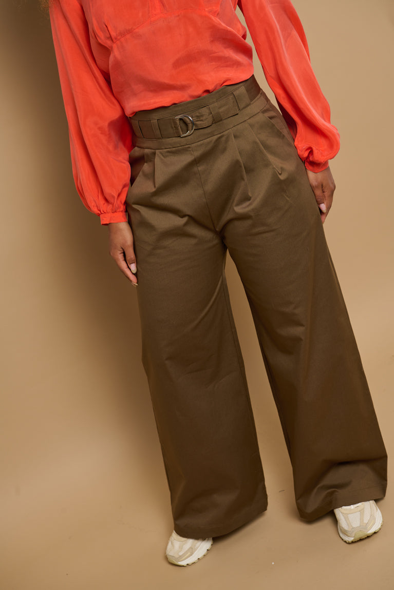 Froks Julie Bukser / Latte