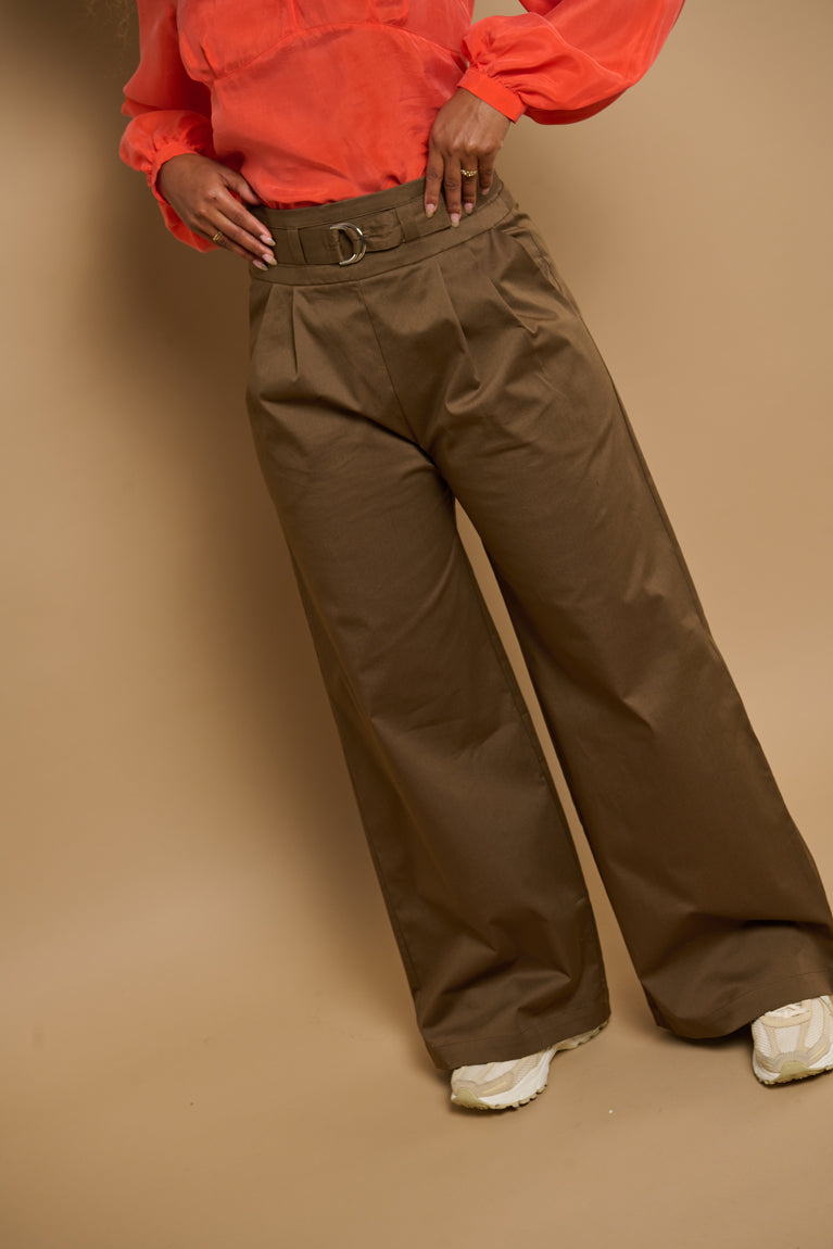 Froks Julie Bukser / Latte