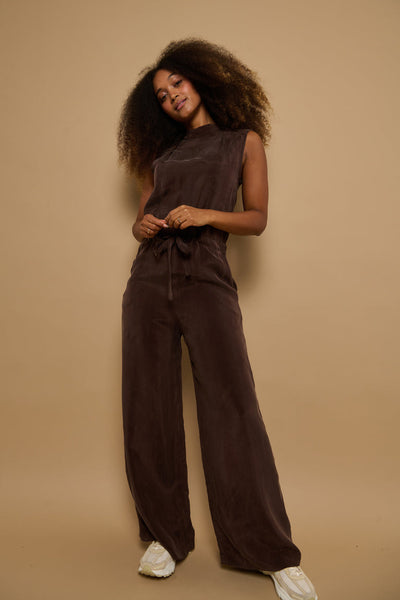 Froks Hope Buksedragt / Coffee brown