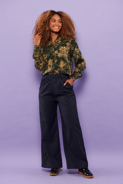 Froks Emilia Bukser / Dark blue wool