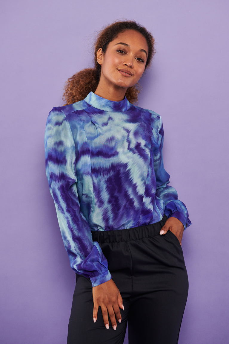 Froks Hope Sleeve Skjorte / Lavender faded colors