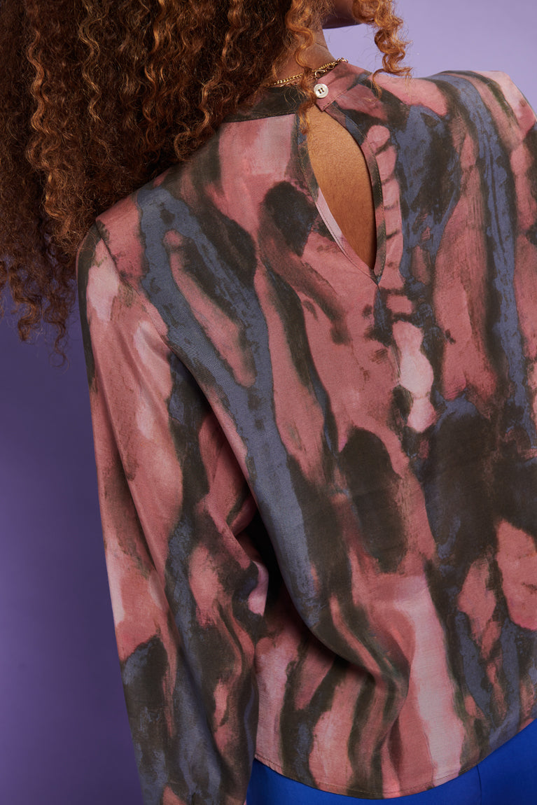 Froks Molly Skjorte / Faded pastel art